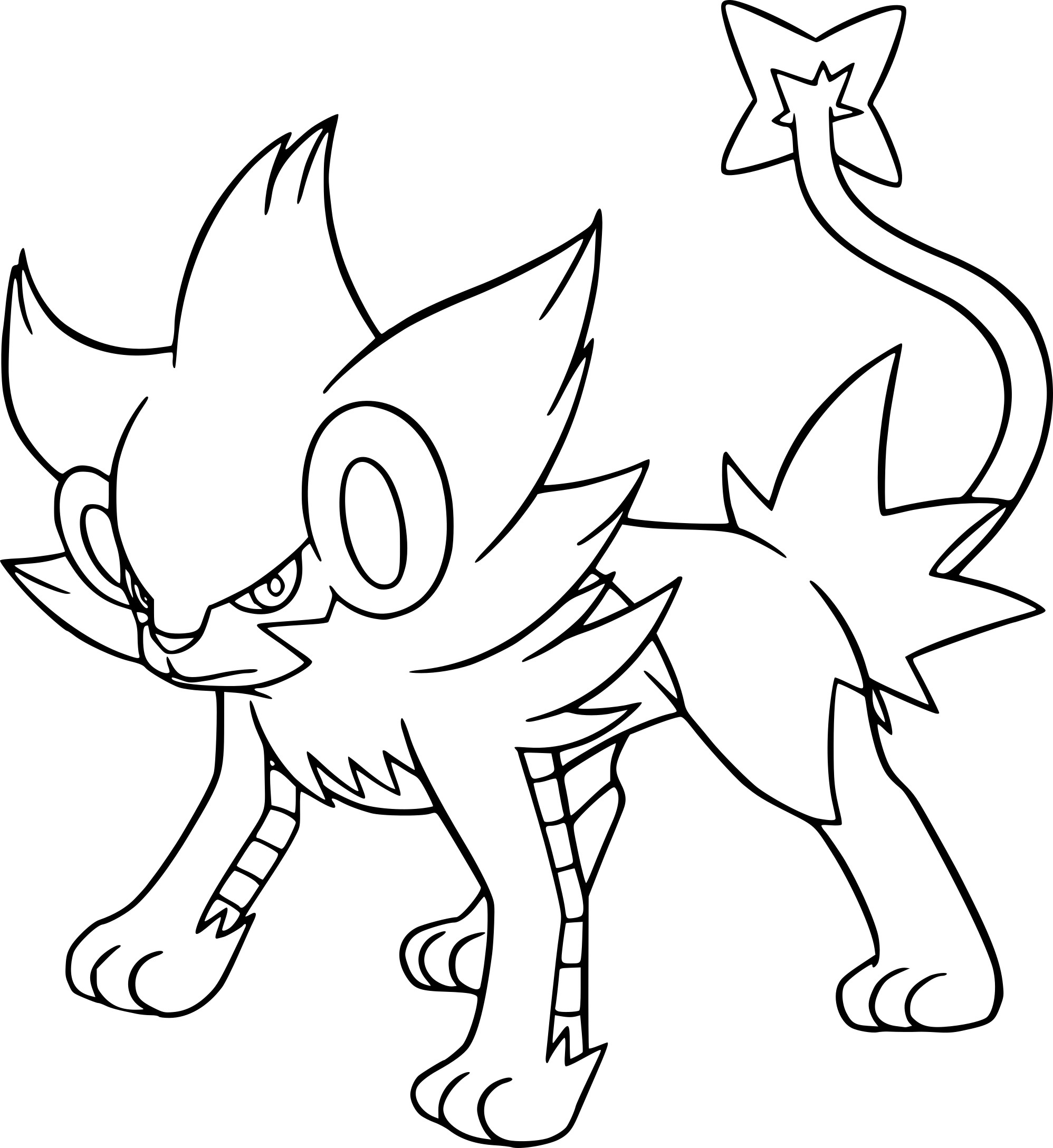 Coloriage Luxray